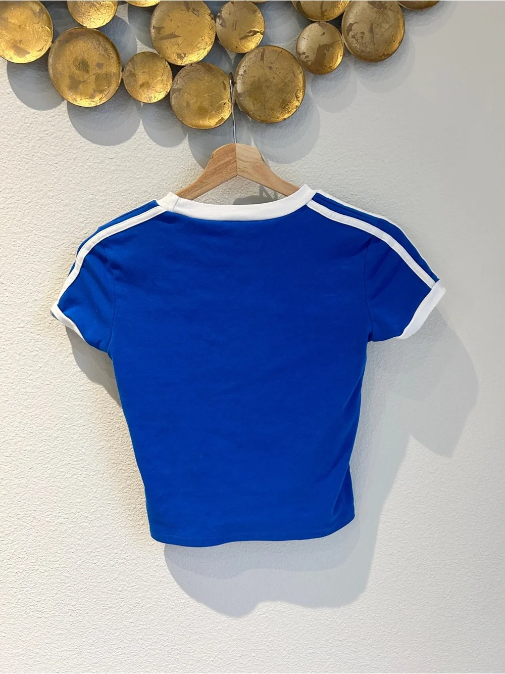 Edikted Blue Italia baby tee